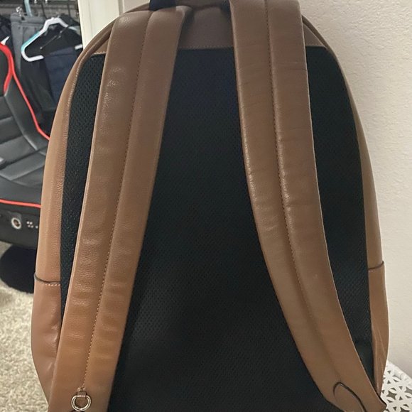 Coach Large Leather Backpack - Picture 2 of 5